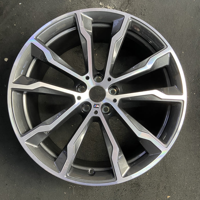 20" BMW X3 18-20 20x8 , 5 spoke, Y spoke design Original OEM Wheel Rim - Additional View