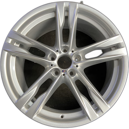20" BMW 640i 12-15 20x9 , 5 spoke, double spoke Original OEM Wheel Rim - Front View