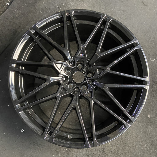 22" BMW X5M 24-26 22x11.5, 20 spoke, black Original OEM Wheel Rim - Additional View
