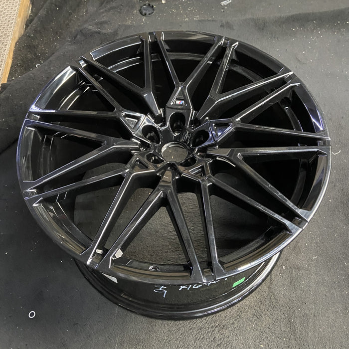 22" BMW X5M 24-26 22x11.5, 20 spoke, black Original OEM Wheel Rim - View 7