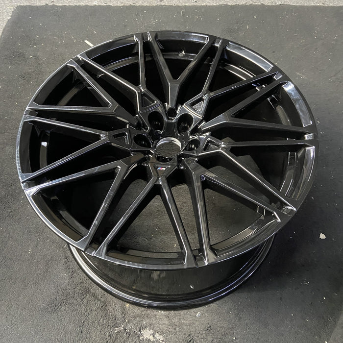 22" BMW X5M 24-26 22x11.5, 20 spoke, black Original OEM Wheel Rim - View 8