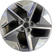 18" TUCSON 25-26 gasoline, 18x7.5 , angled spoke Original OEM Wheel Rim - Front View