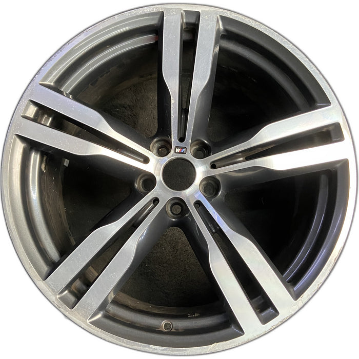 20" 640i GT 18-19 20x8.5, 5 spoke, double spoke Original OEM Wheel Rim - Front View