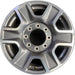 18" FORD F250SD PICKUP 23-26 18x8, aluminum, 6 spoke, gray Original OEM Wheel - Front View