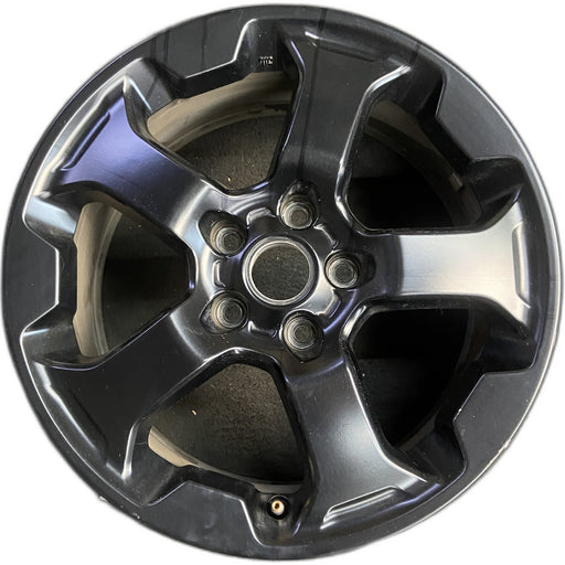 17" FORESTER 22-24 17x7, alloy, 5 spoke Original OEM Wheel Rim - Front View