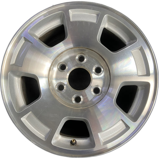 17" AVALANCHE 1500 07-10 17x7.5", aluminum, , single groove in each spoke - Front View