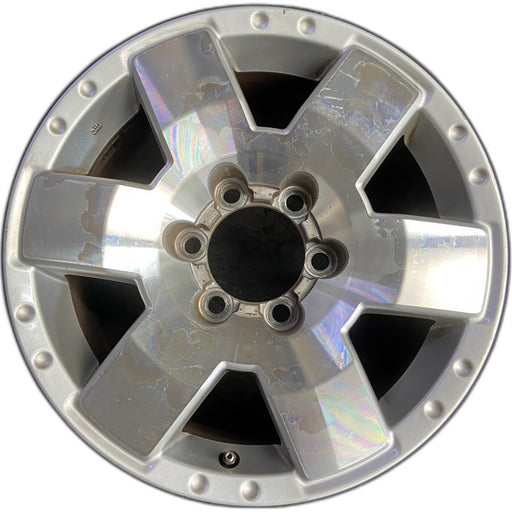 17" FJ CRUISER 07 , alloy Original OEM Wheel Rim - Front View