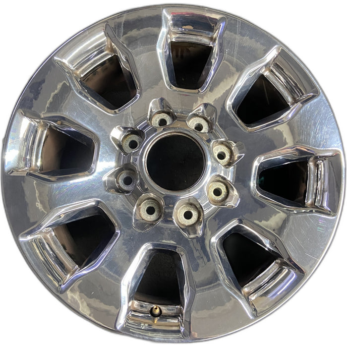 20" FORD F250SD PICKUP 17 20x8 , 8 spoke, chrome, 4" center cap, Original OEM - Front View