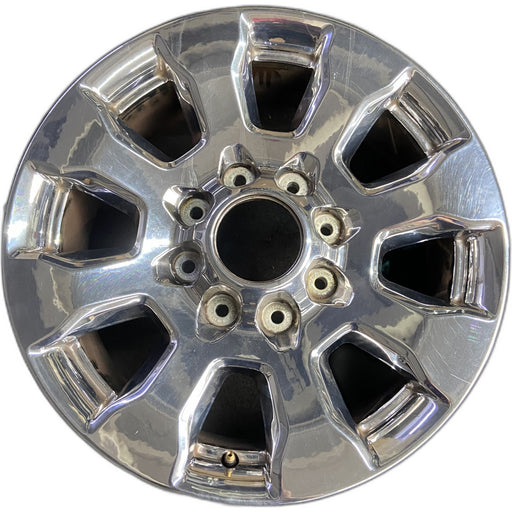 20" FORD F250SD PICKUP 17 20x8 , 8 spoke, chrome, 4" center cap, Original OEM - Front View
