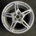 19" CORVETTE 20-22 front, , 5 spoke, gloss silver Original OEM Wheel Rim - Additional View