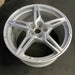 20" CORVETTE 20-22 rear, , 5 spoke, gloss silver Original OEM Wheel Rim - View 7