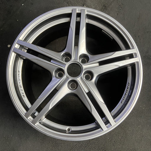 19" CORVETTE 23-24 front, 19x8.5, 10 single spoke, satin graphite Original OEM - Additional View