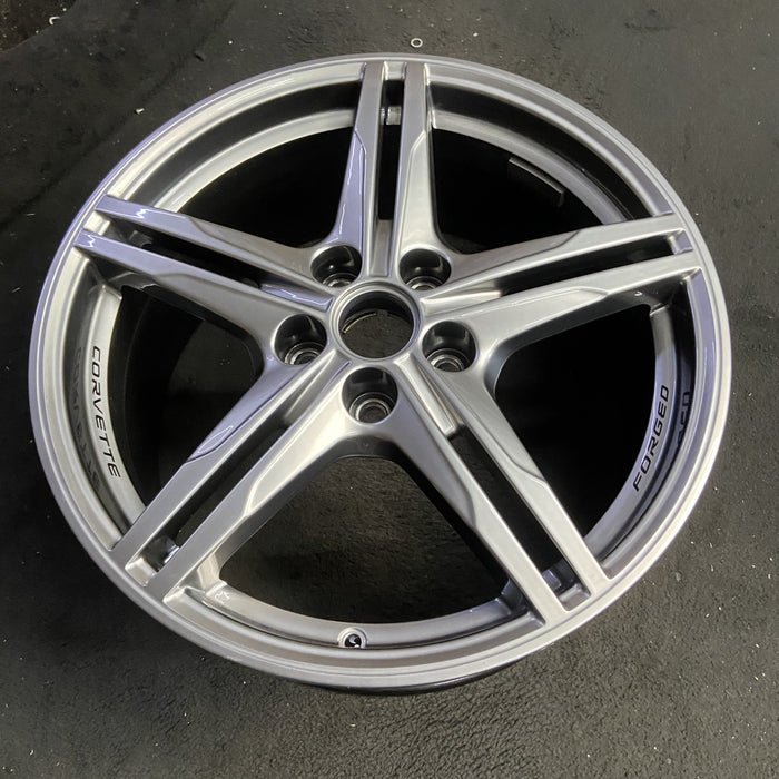 19" CORVETTE 23-24 front, 19x8.5, 10 single spoke, satin graphite Original OEM - View 7