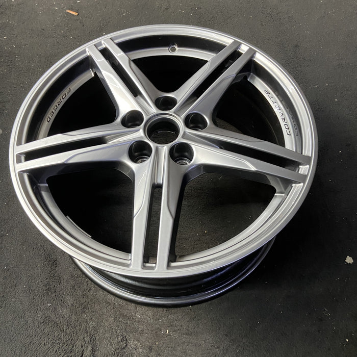 19" CORVETTE 23-24 front, 19x8.5, 10 single spoke, satin graphite Original OEM - View 8