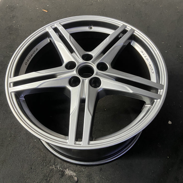 20" CORVETTE 23-26 rear, 20x11, 10 single spoke, satin graphite Original OEM - View 8
