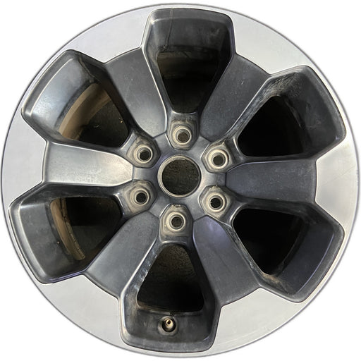 18" DODGE 1500 PICKUP 19-21 , 18x8 , , 6 spoke, opt WBT Original OEM Wheel Rim - Front View