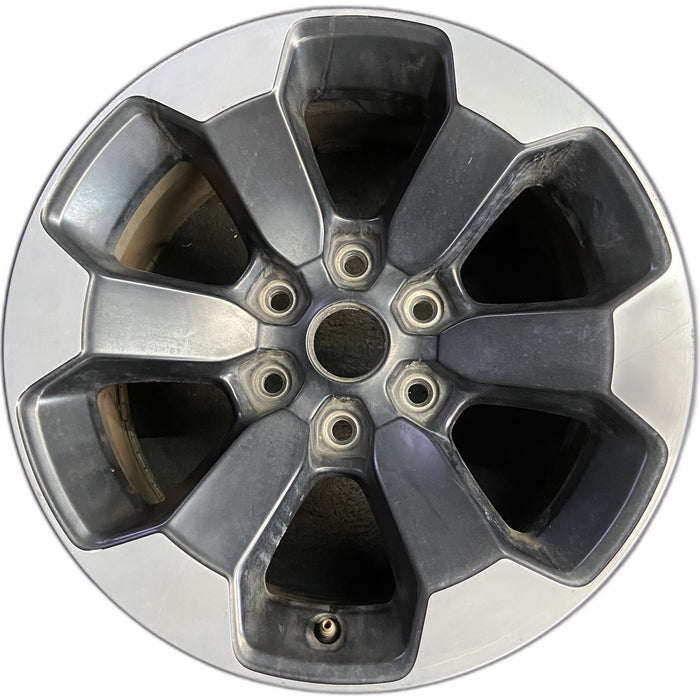 18" DODGE 1500 PICKUP 19-21 , 18x8 , , 6 spoke, opt WBT Original OEM Wheel Rim - Front View