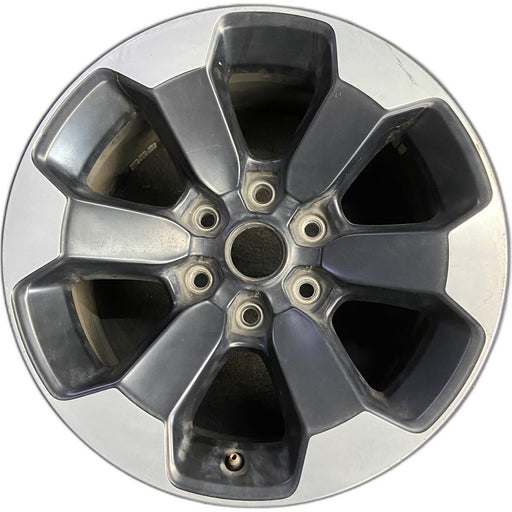 18" DODGE 1500 PICKUP 19-21 , 18x8 , , 6 spoke, opt WBT Original OEM Wheel Rim - Front View