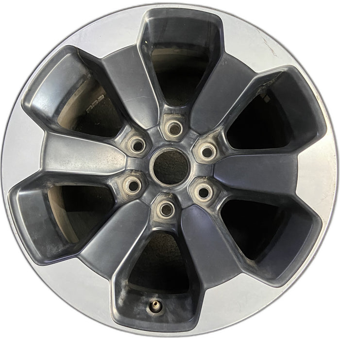 18" DODGE 1500 PICKUP 19-21 , 18x8 , , 6 spoke, opt WBT Original OEM Wheel Rim - Front View