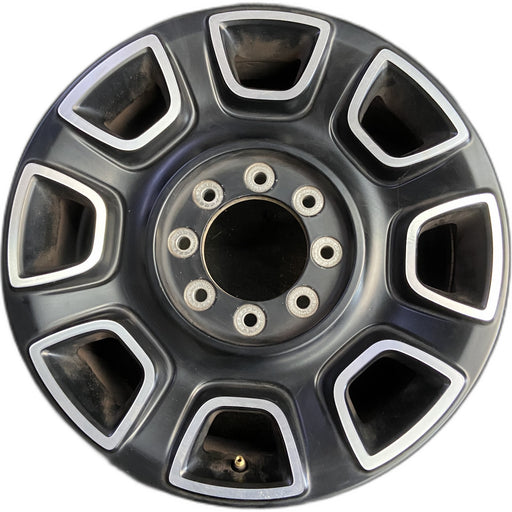 20" FORD F250SD PICKUP 23-26 20x8, , solid spoke, black, slotted spoke Original - Front View