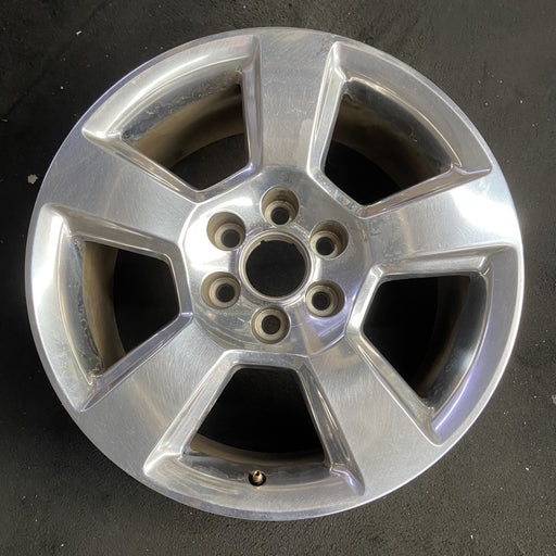 20" SIERRA 1500 PICKUP 19 classic , 20x9, 5 spoke, exposed lug nuts, polished - Additional View
