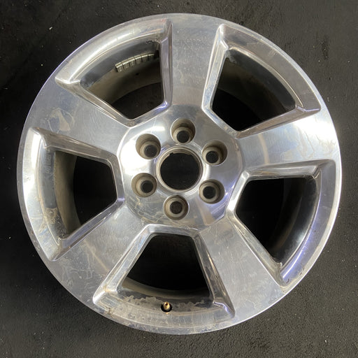 20" SIERRA 1500 PICKUP 19 classic , 20x9, 5 spoke, exposed lug nuts, polished - Additional View