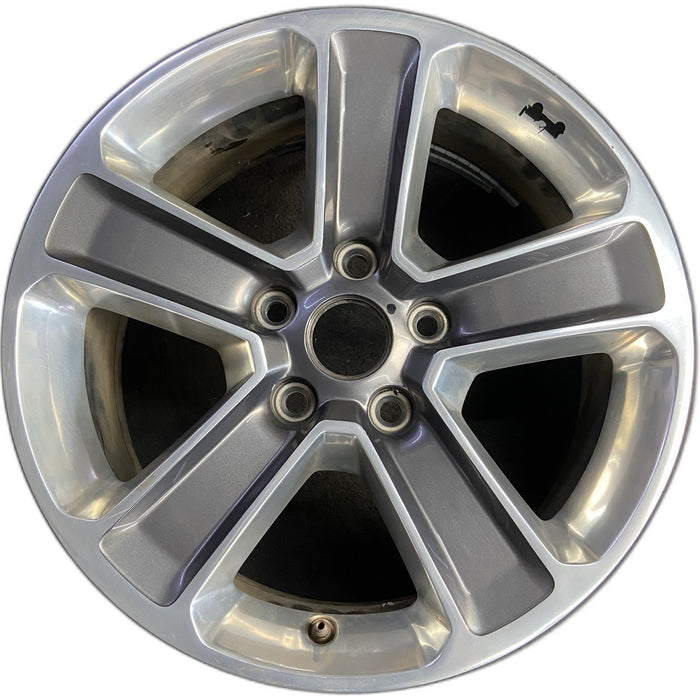 18" WRANGLER 18 VIN X , 18x7.5, 5 spoke, , Original OEM Wheel Rim - Front View