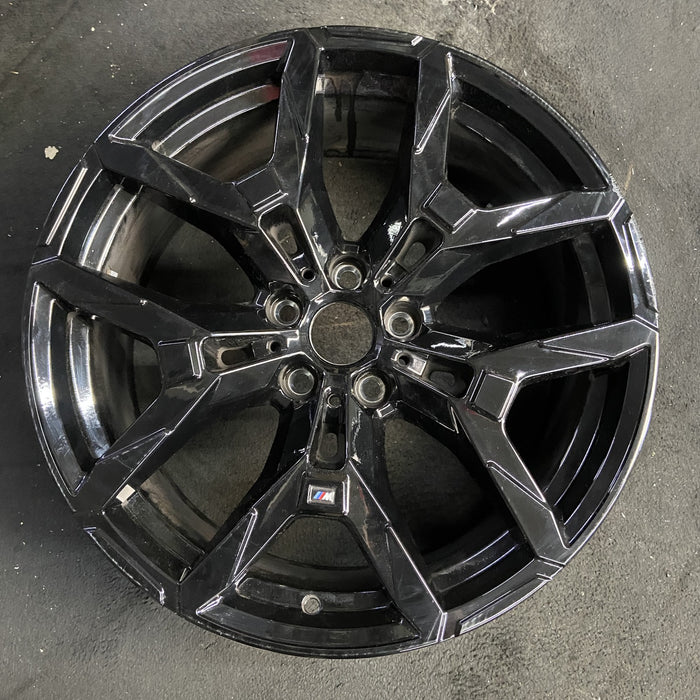 19" BMW 230i 25-26 19x8, , U spoke, black Original OEM Wheel Rim - Additional View