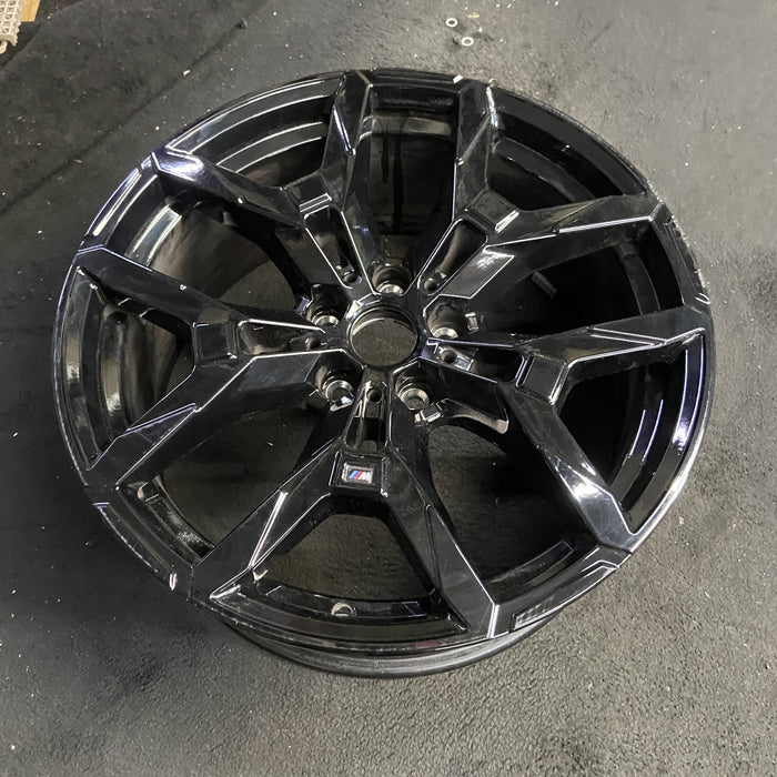19" BMW 230i 25-26 19x8, , U spoke, black Original OEM Wheel Rim - View 7