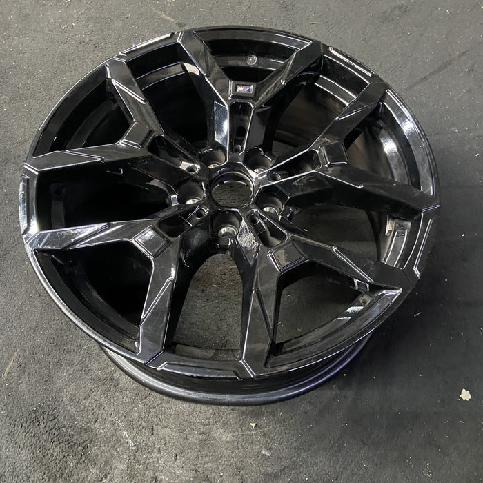 19" BMW 230i 25-26 19x8, , U spoke, black Original OEM Wheel Rim - View 8