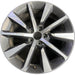 20" MDX 25-26 20x9 , , single spoke, machined dark gray Original OEM Wheel Rim - Front View