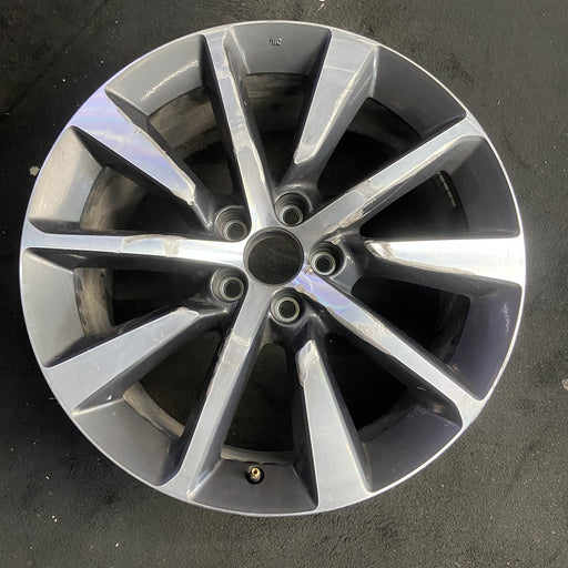 20" MDX 25-26 20x9 , , single spoke, machined dark gray Original OEM Wheel Rim - Additional View