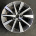 20" MDX 25-26 20x9 , , single spoke, machined dark gray Original OEM Wheel Rim - Additional View