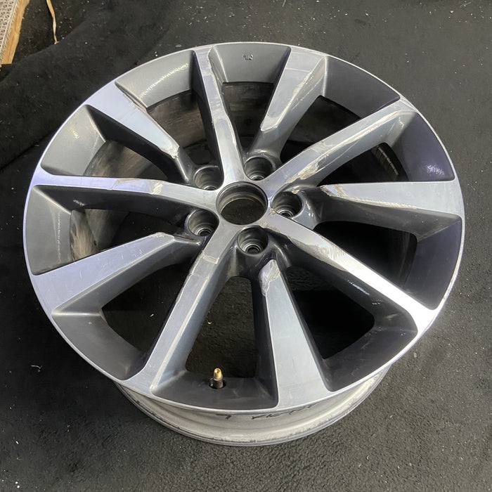 20" MDX 25-26 20x9 , , single spoke, machined dark gray Original OEM Wheel Rim - View 7