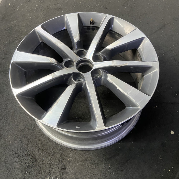 20" MDX 25-26 20x9 , , single spoke, machined dark gray Original OEM Wheel Rim - View 8