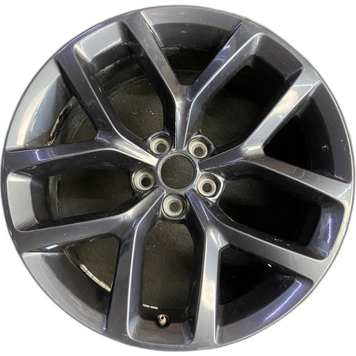 20" CHALLENGER 19-20 20x8 , , Y spoke, , black Original OEM Wheel Rim - Front View