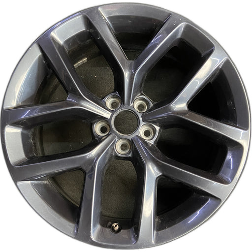 20" CHALLENGER 19-20 20x8 , , Y spoke, , black Original OEM Wheel Rim - Front View