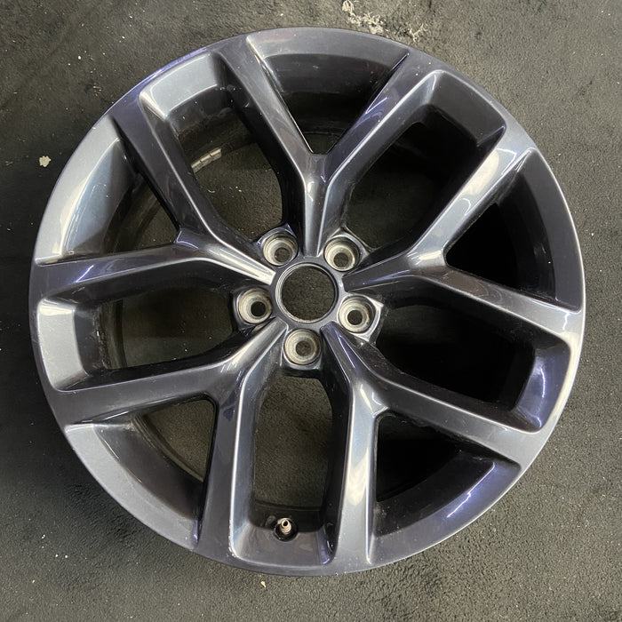 20" CHALLENGER 19-20 20x8 , , Y spoke, , black Original OEM Wheel Rim - Additional View