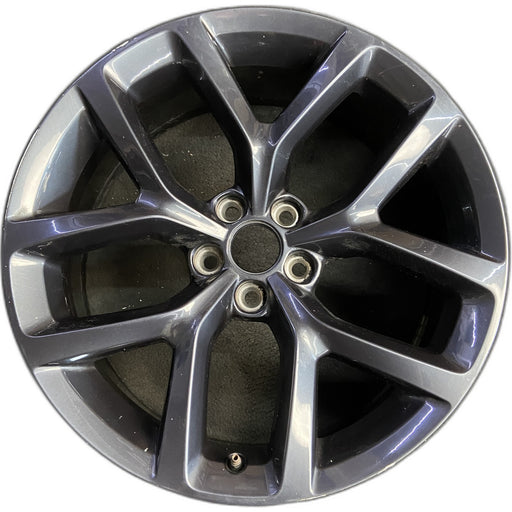 20" CHALLENGER 19-20 20x8 , , Y spoke, , black Original OEM Wheel Rim - Front View
