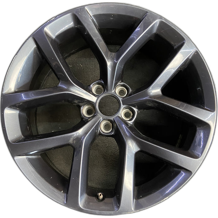 20" CHALLENGER 19-20 20x8 , , Y spoke, , black Original OEM Wheel Rim - Front View