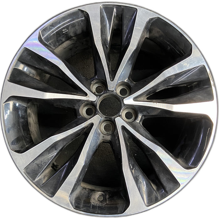 17" COROLLA 17 , 17x7 , , split spoke Original OEM Wheel Rim - Front View
