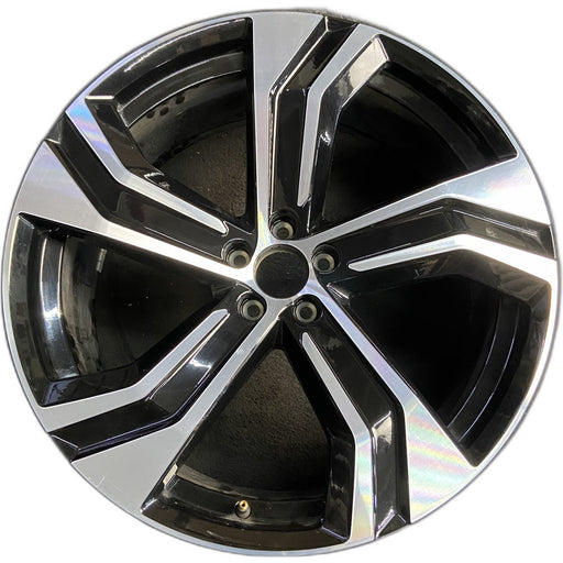 22" VOLVO XC90 20-25 22x9 , 5 grooved spoke Original OEM Wheel Rim - Front View