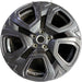 20" ASCENT 23-26 20x7.5, black Original OEM Wheel Rim - Front View