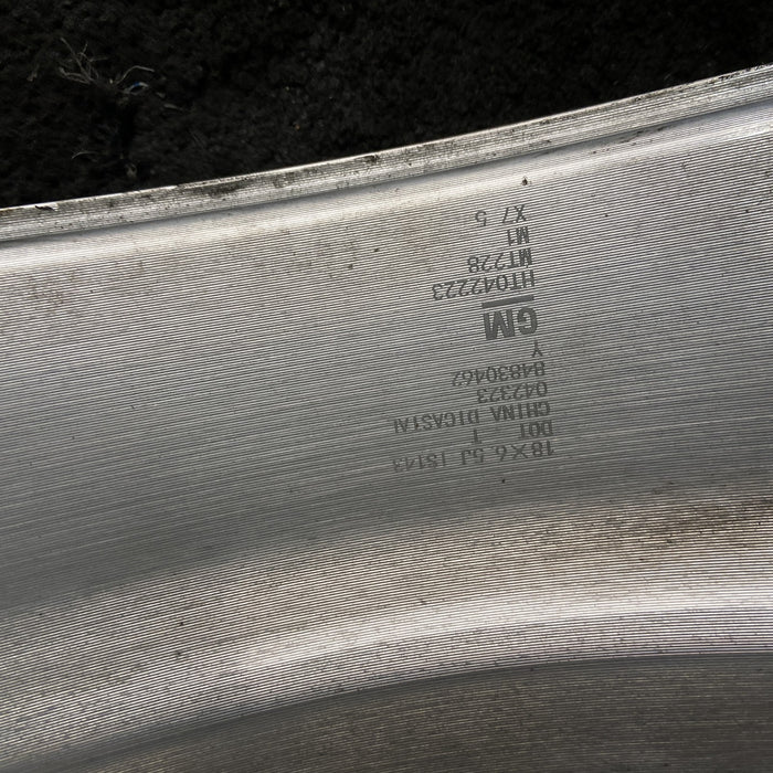 18" SIERRA 3500 PICKUP 24 DRW, 18x6.5, front Original OEM Wheel Rim - View 9