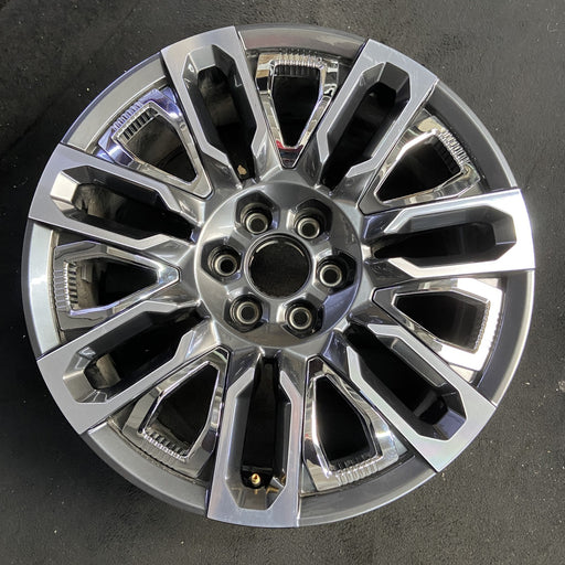 22" SIERRA 1500 PICKUP 24 22x9, open spoke , Original OEM Wheel Rim - Additional View