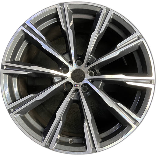 20" BMW X5 19-26 20x9, 10 spoke Original OEM Wheel Rim - Front View