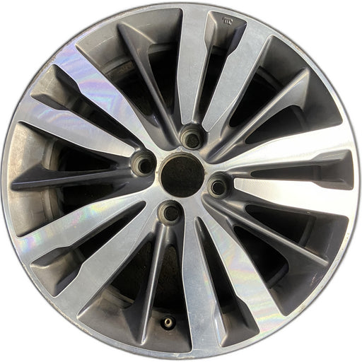 16" FIT 15-17 16x6 , 15 spoke Original OEM Wheel Rim - Front View