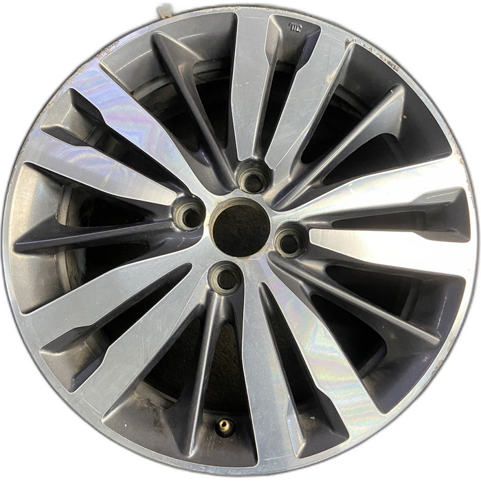 16" FIT 15-17 16x6 , 15 spoke Original OEM Wheel Rim - Front View