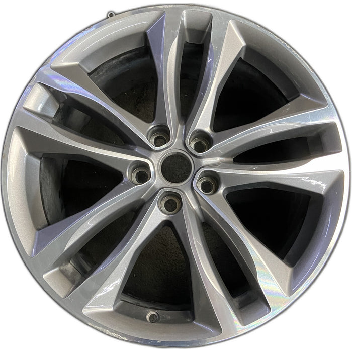 19" MALIBU 19-20 aluminum, 19x8.5, opt Q82 Original OEM Wheel Rim - Front View