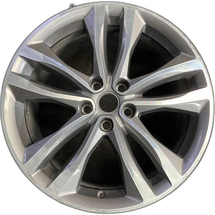 19" MALIBU 19-20 aluminum, 19x8.5, opt Q82 Original OEM Wheel Rim - Front View